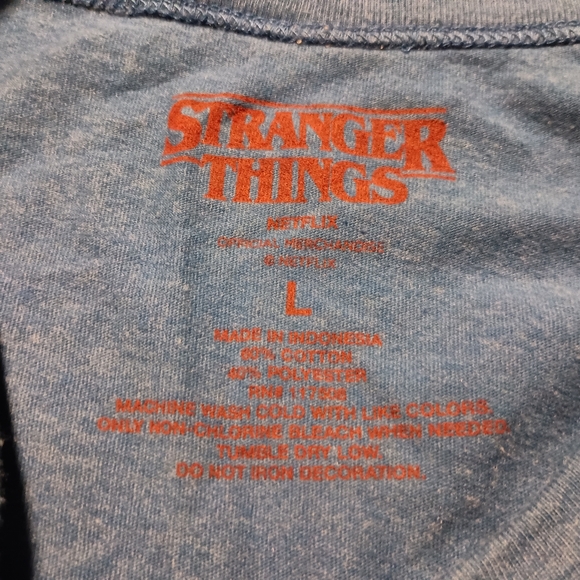STRANGER THINGS T-SHIRT - Large // Netflix TV Sport Jersey Athletic tee shirt - Picture 6 of 9